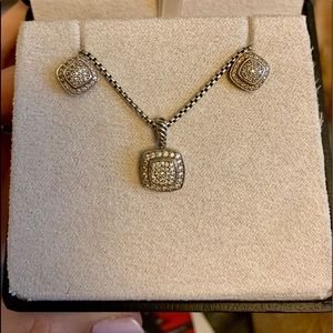 David Yurman Albion Pavé Diamond NECKLACE
